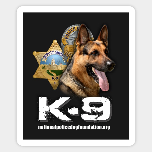 K-9 Sticker by National Police Dog Foundation
